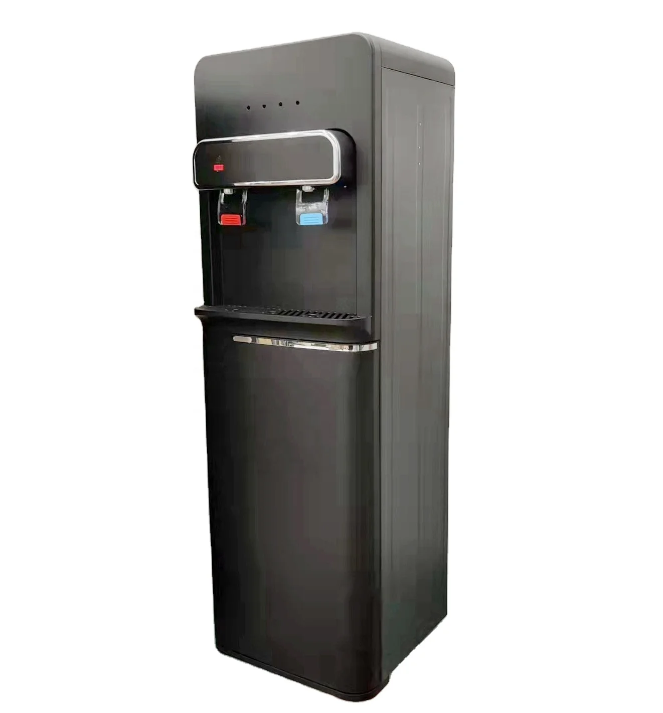 POU Vertical Compressor Cooling Hot Cold Ambient Water Dispenser With RO Systems Filters
