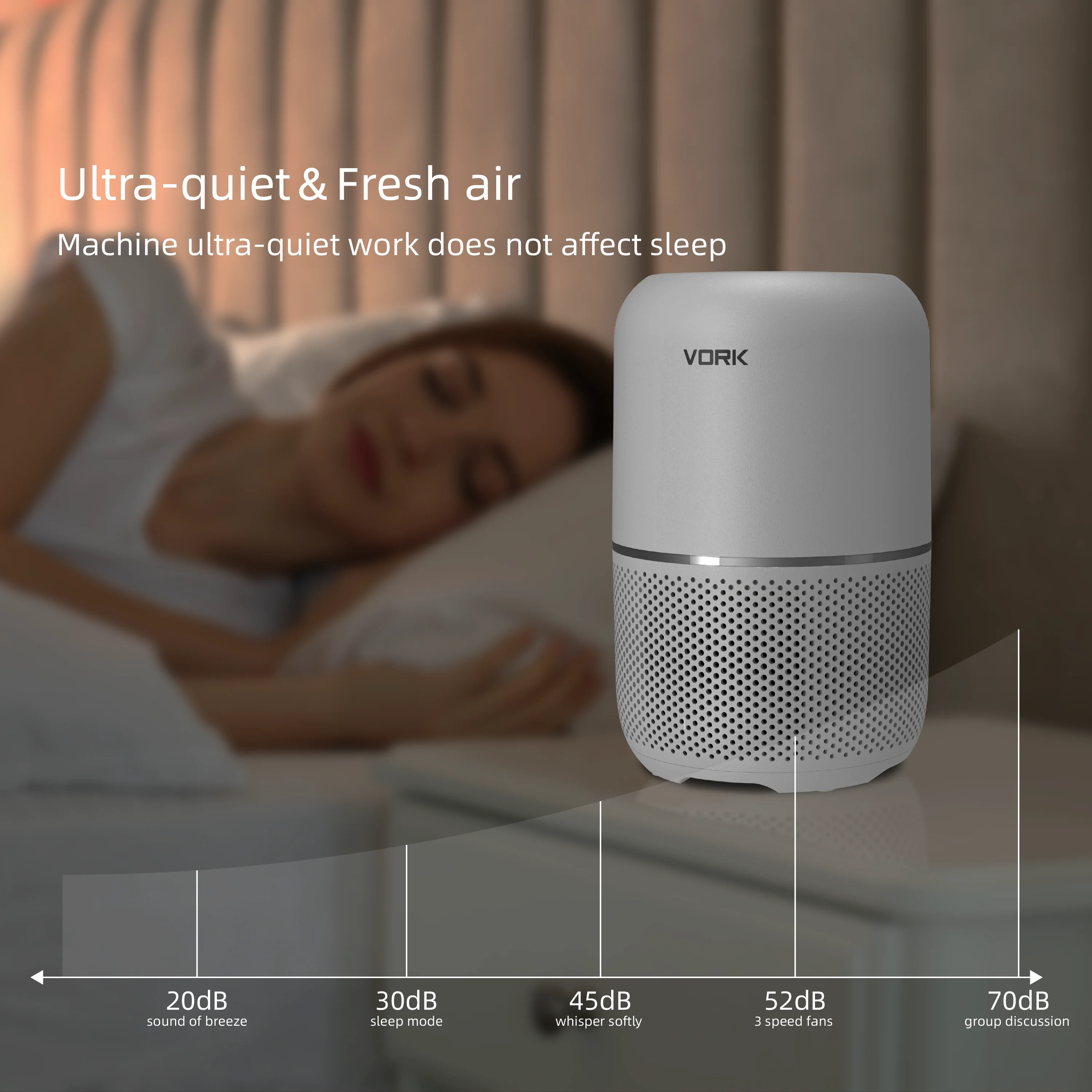 2024 Brand New Smart Tuya Wifi Air Purifier Bedroom H13 Hepa Filter Air Cleaner Remove Smoke Dust