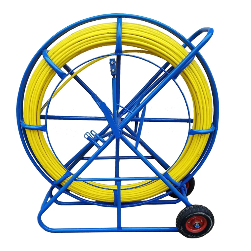Factory Wholesale Fiberglass Detectable Duct Rodder Fiberglass Rod for Threading Cables pusher