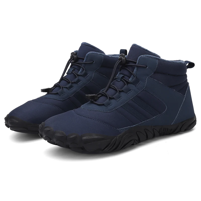 Yoris Winter Anti Slip Running Trekking Shoe Hike Five Finger Barefoot Snow Boots For Men