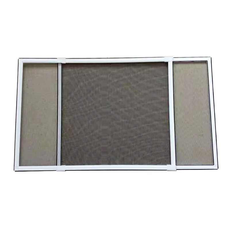 Expandable Window Screen Adjustable Replacement Window Screens with Frame Durable Replacement Screen Mesh for Window