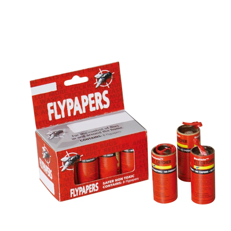 BSTW BSCI factory fly trap papers bug catcher with adhesive glue
