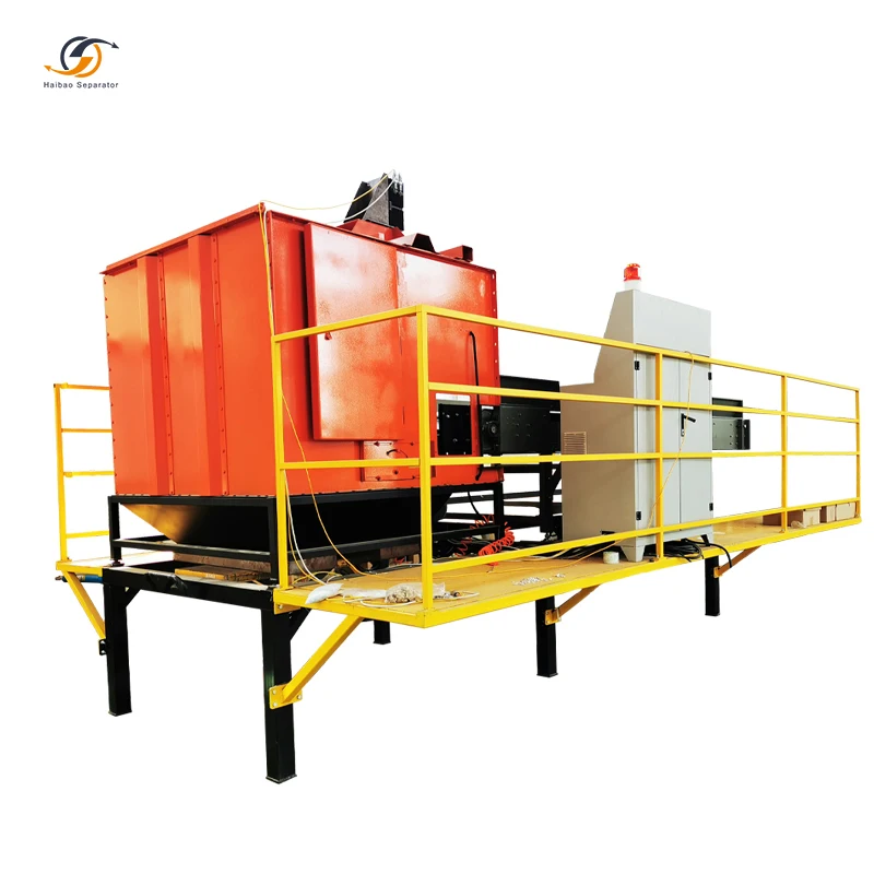 Оптический Высокоскоростной сортировщик камеры NIR, разделяющий смешанный металл, пластик, картон, оборудование для переработки электронного лома