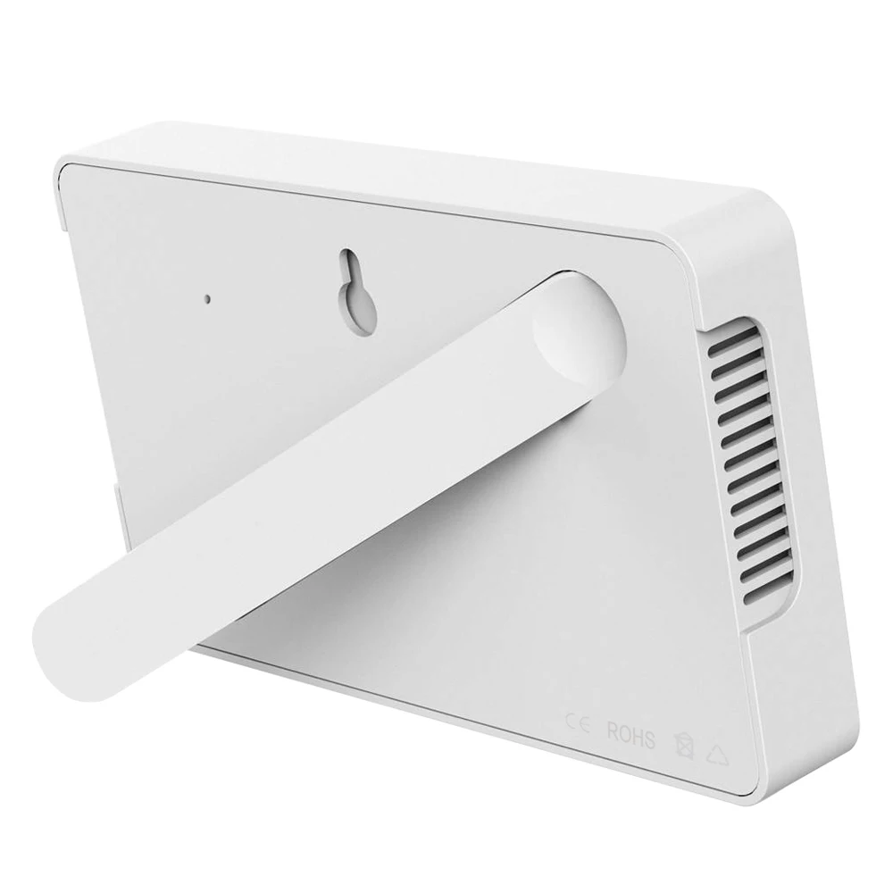 Digital Thermometer Hygrometer Multifunction Automatic Electronic Temperature Humidity Monitor Alarm Clock Large LCD Screen