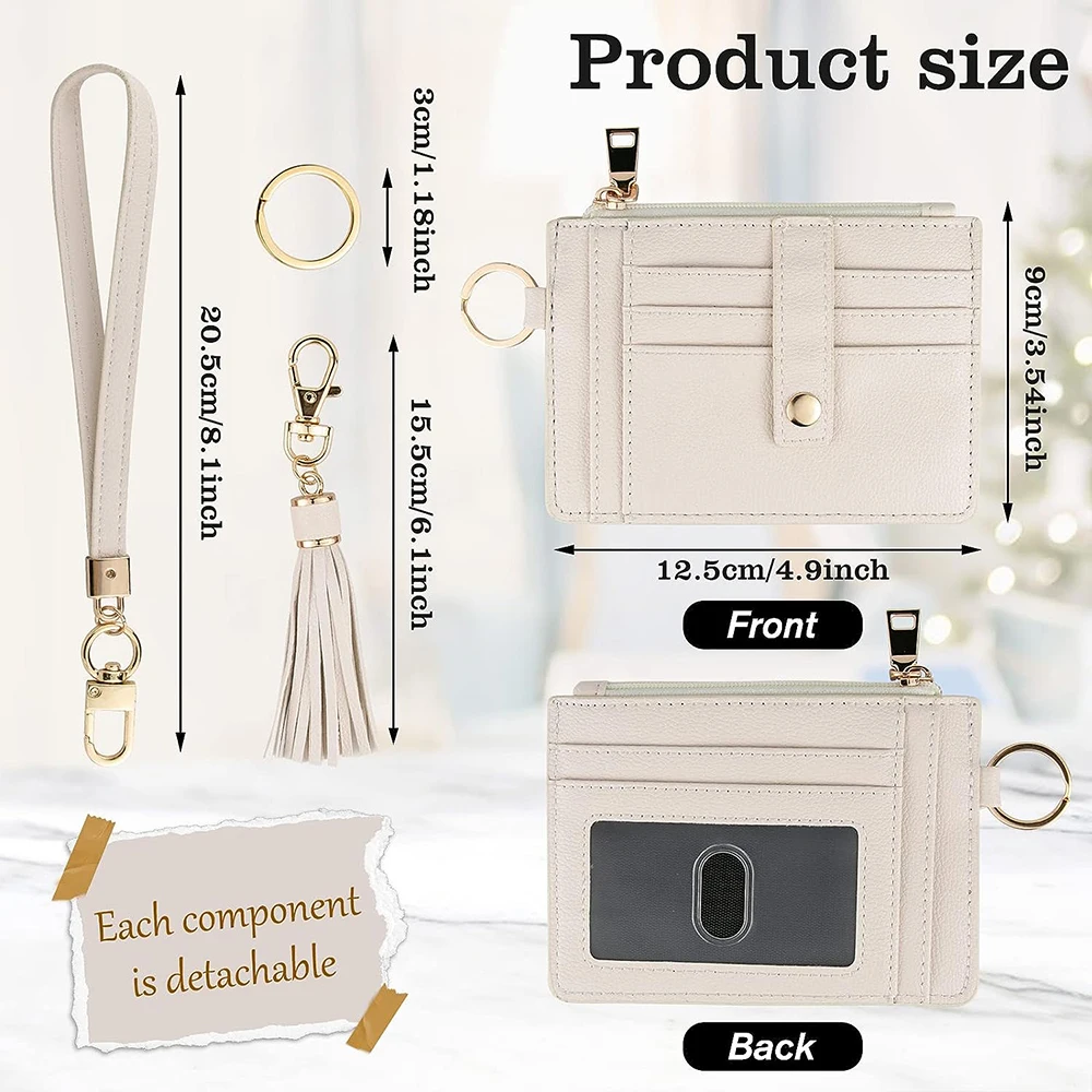 women key chain card holder supplier slim credit card holder RFID blocking men business manimalist card holder