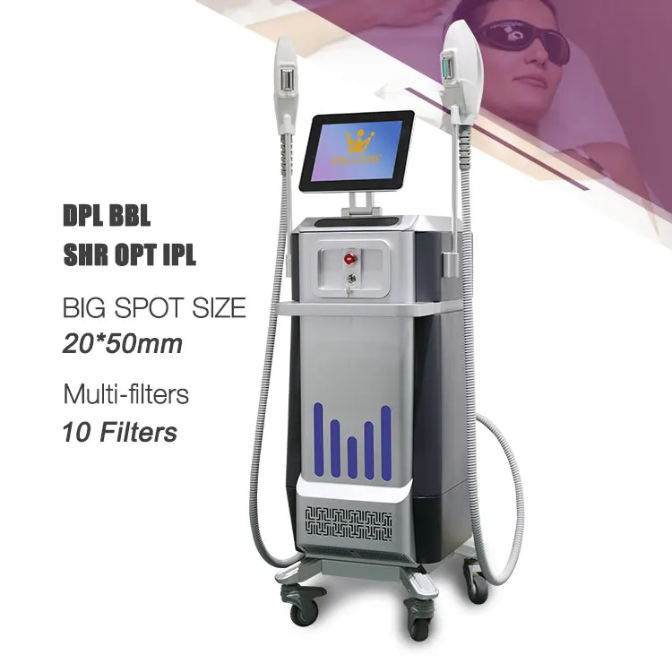 China Supplier Permanent Unhairing Handpiece Protect Design Ipl DPL Hair Removal DPL Machine