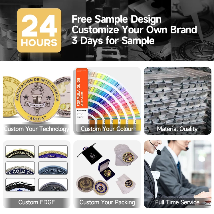 Guess You Like Custom Logo Metal Souvenir Coin Die Casting Gold Silver Plating Display Game Challenge Coin