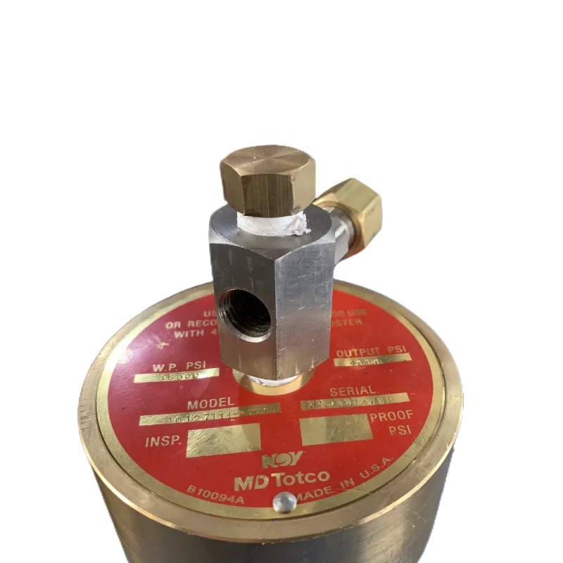 MD TOTCO 4:1 Debooster Piston Isolator  and Pressure Transducer Sensor
