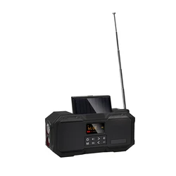 Multi Emergency Noaa Wb Radio Speakers Outdoor Waterproof Speaker With Powerful Flash Light