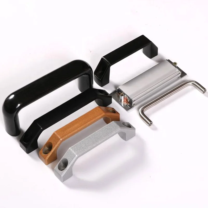 Chinese Factory Direct Sale Industrial Alu Alloy Door Handle Square Bridge Cabinet Handle