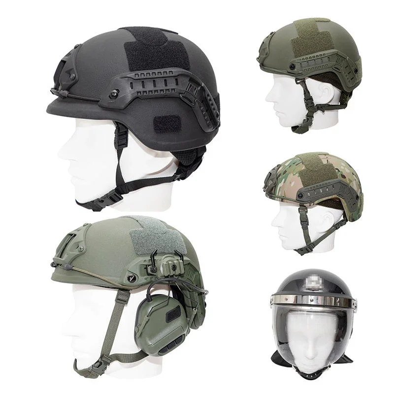 Outdoor Tactical Ops Core US Combat Fast Helmet Uhmwpe Pe Secure and Protective for Security and Head Protection