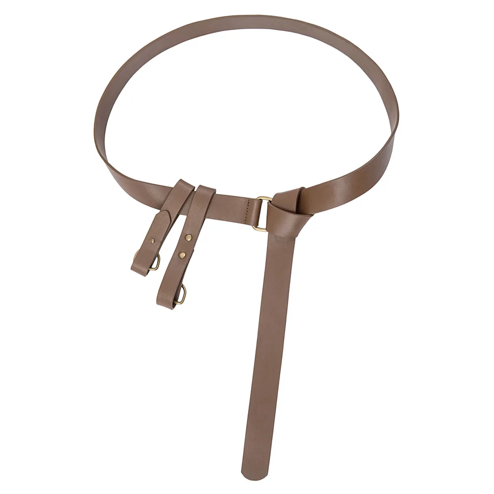 SL000132 SD ботинки в стиле унисекс; Женские и мужские пояс полиуретановая кожа 145 см Средневековый Ренессанс