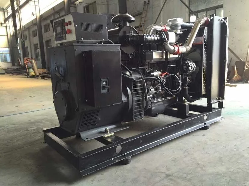 CE ISO сертификат заводская цена 50KVA 40KW 4L открытый корпус двигателя Shang chai дизельный генератор с топливным баком