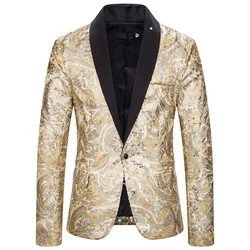 Sequin Show Dress Blazer Fashion Suit for men