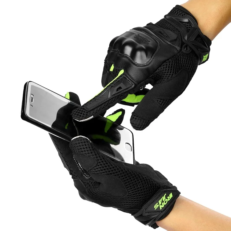 New Style Multi Color Full Finger Cycling Windproof  Touch Screen Motorcycle Gloves