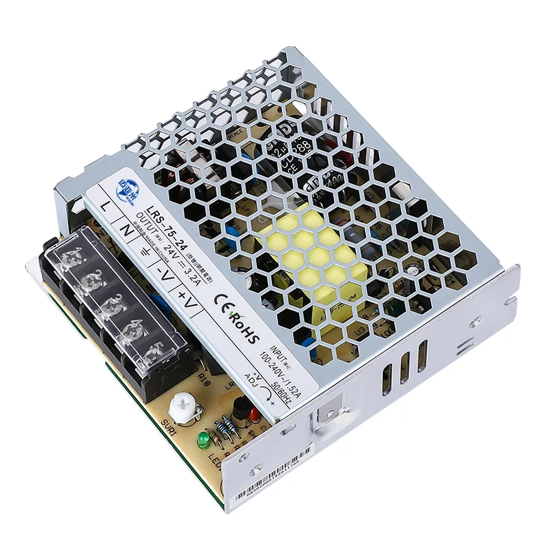 LRS-75 Series 5V 12V 24V 36V 48V 35W 50W 60W 75W smps power supply led light switching power supply