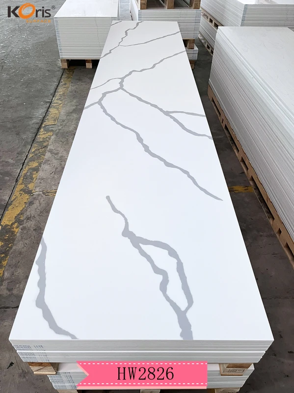 2024 New Color Customized 6mm 12mm thin sheet solid surface modified resin acrylic artificial stone for seamless top