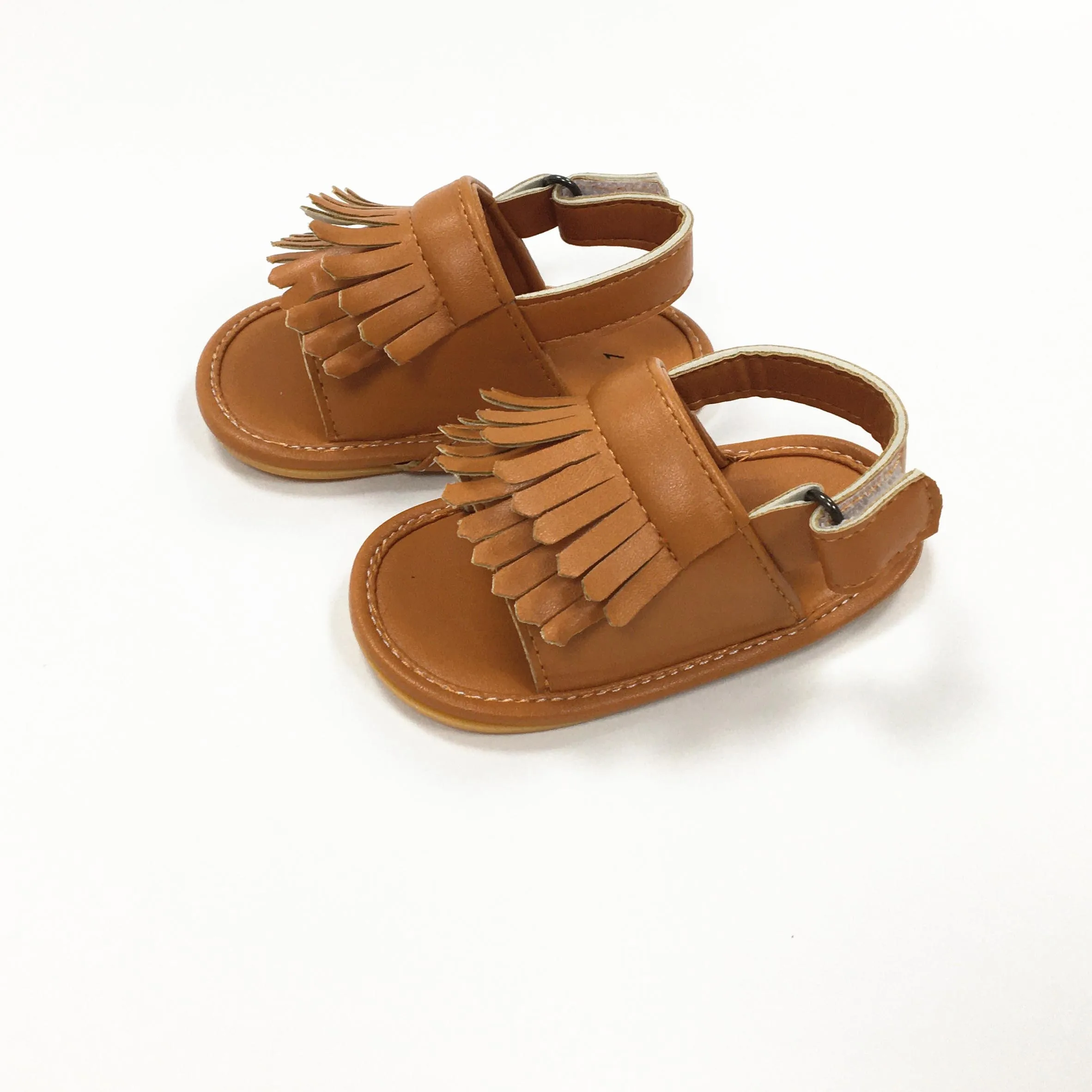 Wholesale New comfortable Summer Toddler sandals Leather Comfortable soft bottom non-slip baby sandals toddler girl shoes