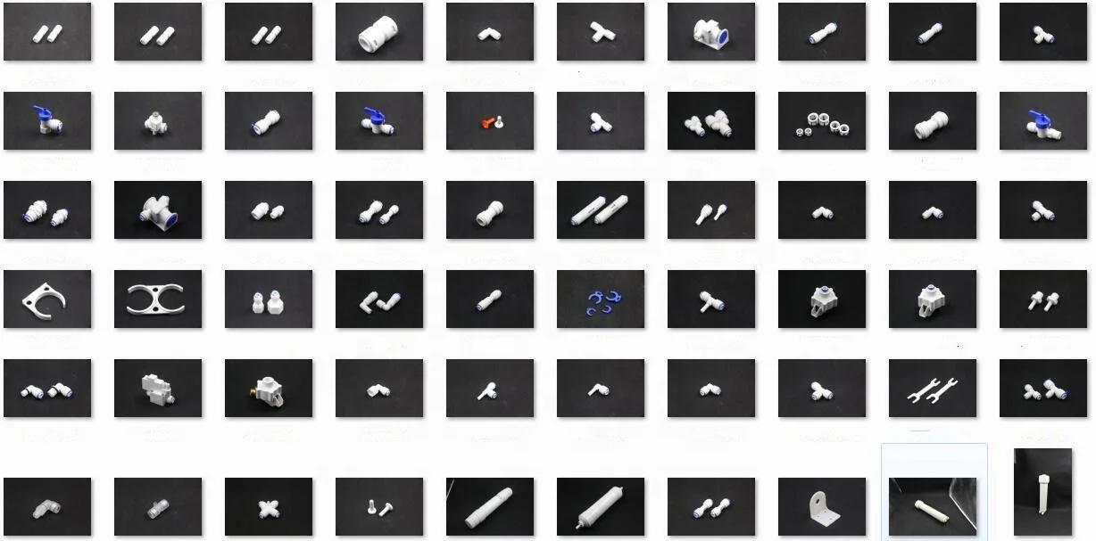 Mini Pneumatic tube connectors PT-C tube fittings Compact Push In Fitting Male Tee PB-C brass nickel plated for PU NA air hose