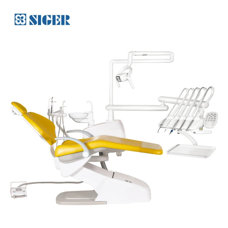 Chinese Siger medical fashion mobile ce approved integral portable dental unit dental chair price dental chair With Led Operate