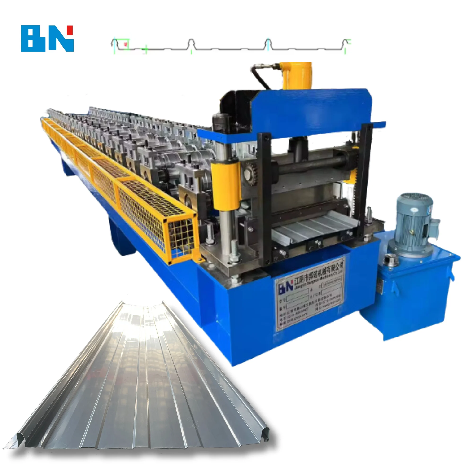 2024 New Self Lock Standing Seam Roof Sheet Making Machine Roof Panel Roll Forming Machine