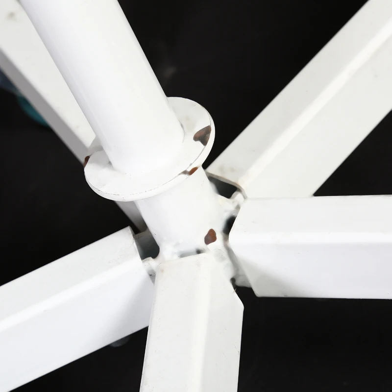 Белая витринная стойка вращающаяся Металлическая Витрина для магазина