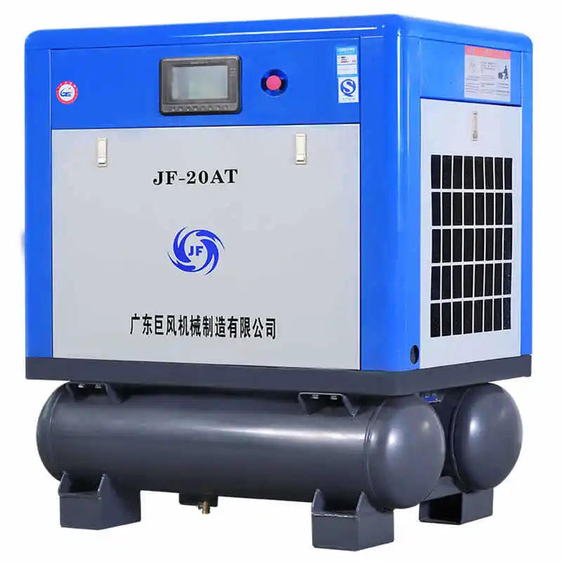  Electric Air Compressor Screw 7.5kw Silent 10hp Oil