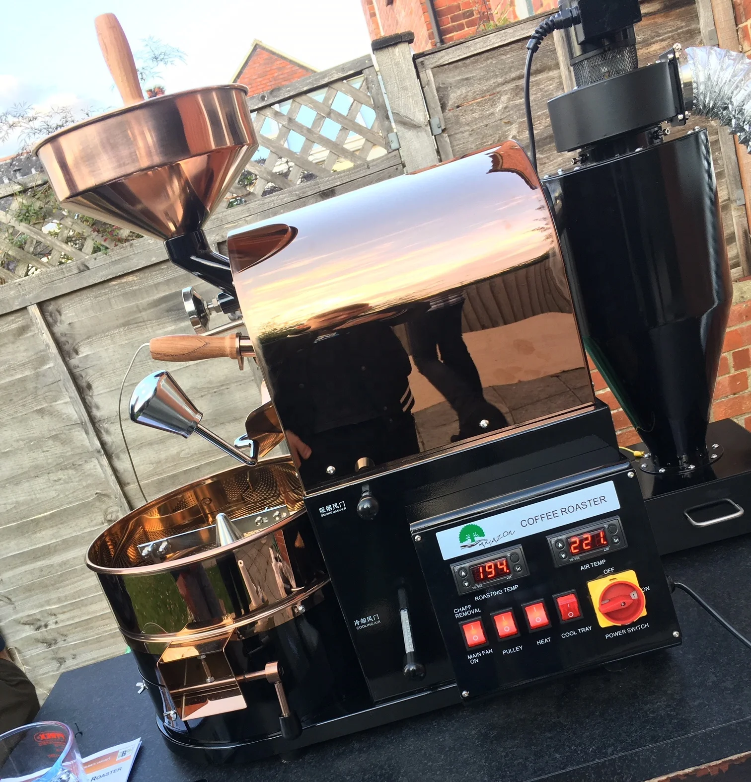 Кофейная жаровня Dalian Amazon, 1 кг, жаровня для магазина, электрическая жаровня для кофе