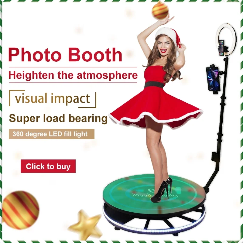 80-115cm 360 Degree Photo Booth Photographic Equipments