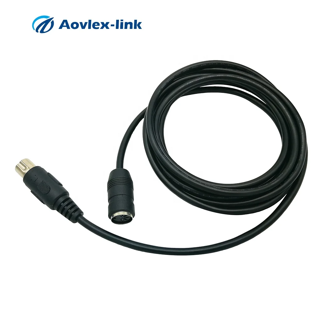 Din 8pin кабель мужчин и женщин разъем Mini Din кабель аудио-видео кабель