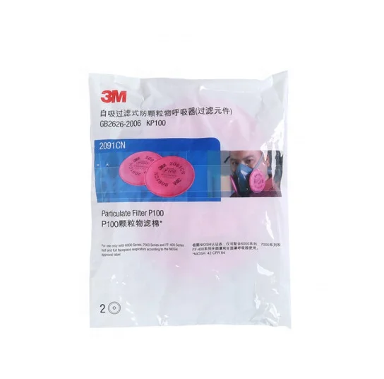 3m 2091CN Filter cotton filter all kinds of particulate matter,etc need to use 6800 Filter accessories,3m genuine respirator