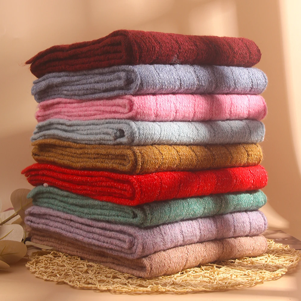 Latest Luxurious Wool-Blend Knit Scarf for Women Cozy And Stylish, Multi Colors Perfect for Winter Warmth Muffler Scarf