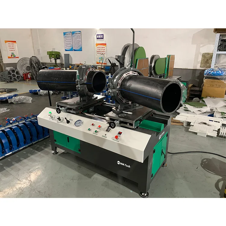 MM-Tech Green Color SWT-MA450 CNC Multi Angle Band Saw Machine Range From 200 MM To 450 MM HDPE PP Pipe With 2-year Warranty