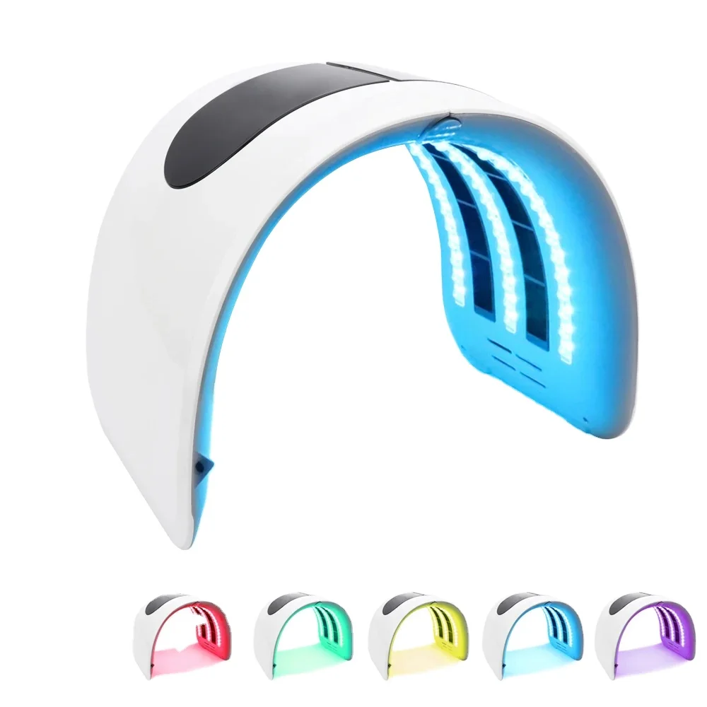 Colorful LED beauty  spectrometer for beauty rejuvenation, acne and freckles removal foldable model