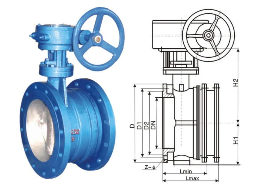 Butterfly Control Expansion Double Flange Butterfly Valve