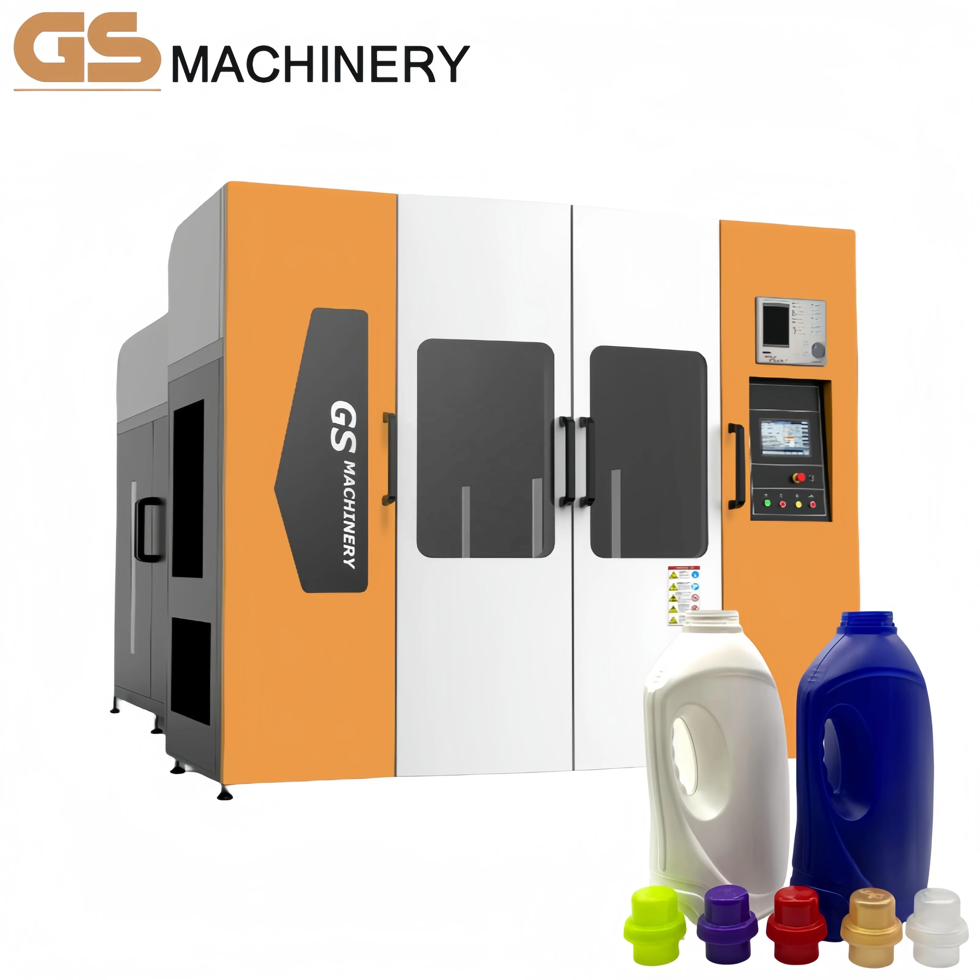 High speed double station 1L 2L 5L Plastic HDPE Bottle Jerrycan machinery extrusion blow moulding machine