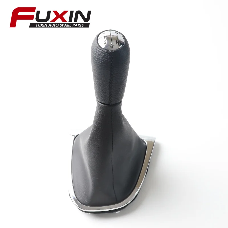 for Renault Clio MK4 2013-2018 pomo de la palanca de cambios Frame chrome vites topuzu Schaltmanschette Gear shift Knob cover
