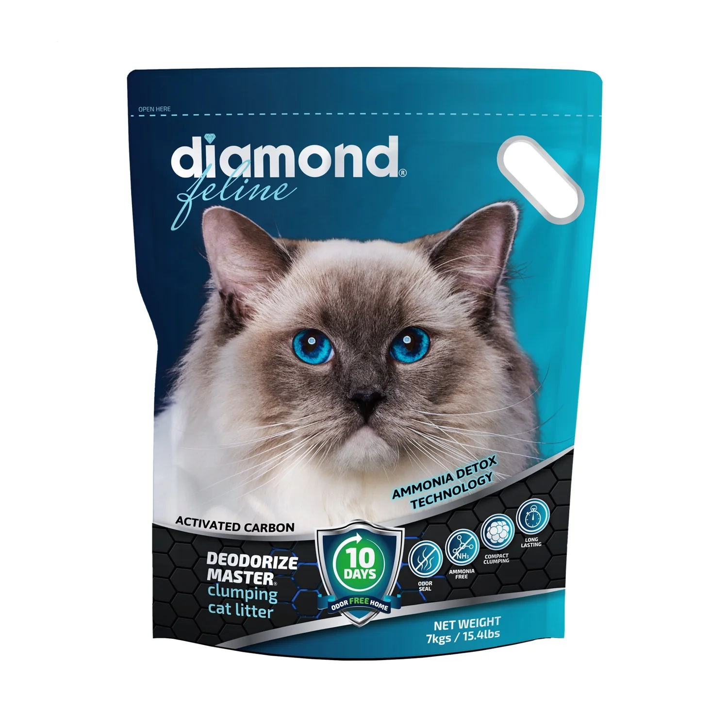 Diamond Brand  Premium Quality Sand Bentonite Cat Litter For Cats Grooming Factory Directly Wholesale