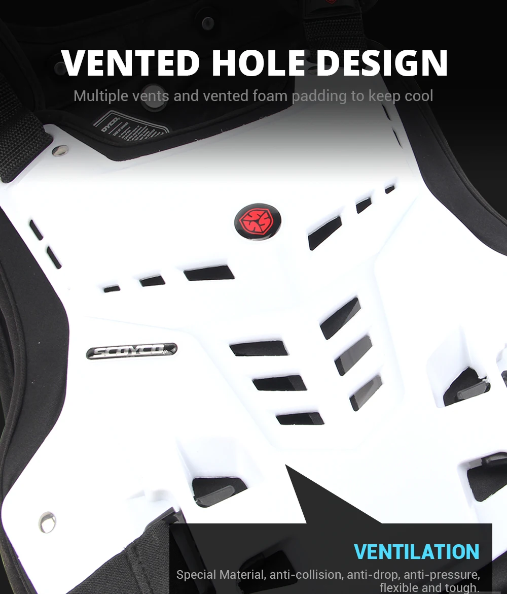 Dirt Bike Body Armor Full Kit Clothes Protection Biker Protective Equipment Vest Chest Body Armor For Motorcycle Riders