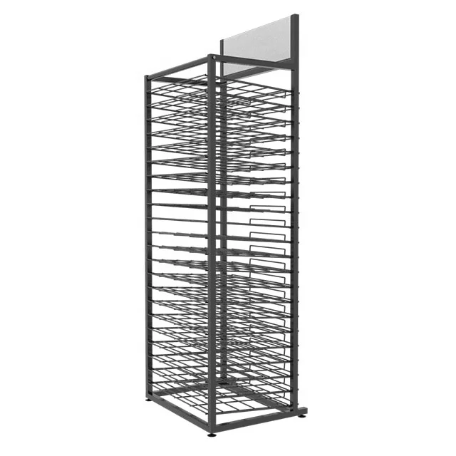 Изготовленный на заказ 20-уровневый магазин Офисная копия A4 бумажный пакет картонная упаковка Цветочная оберточная бумага металлическая проволочная стойка