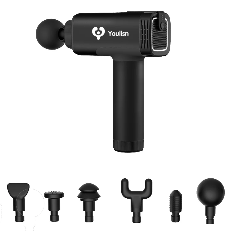 
2021 High intensity 54Wh cordless deep tissue percussion muscle relax massage gun 