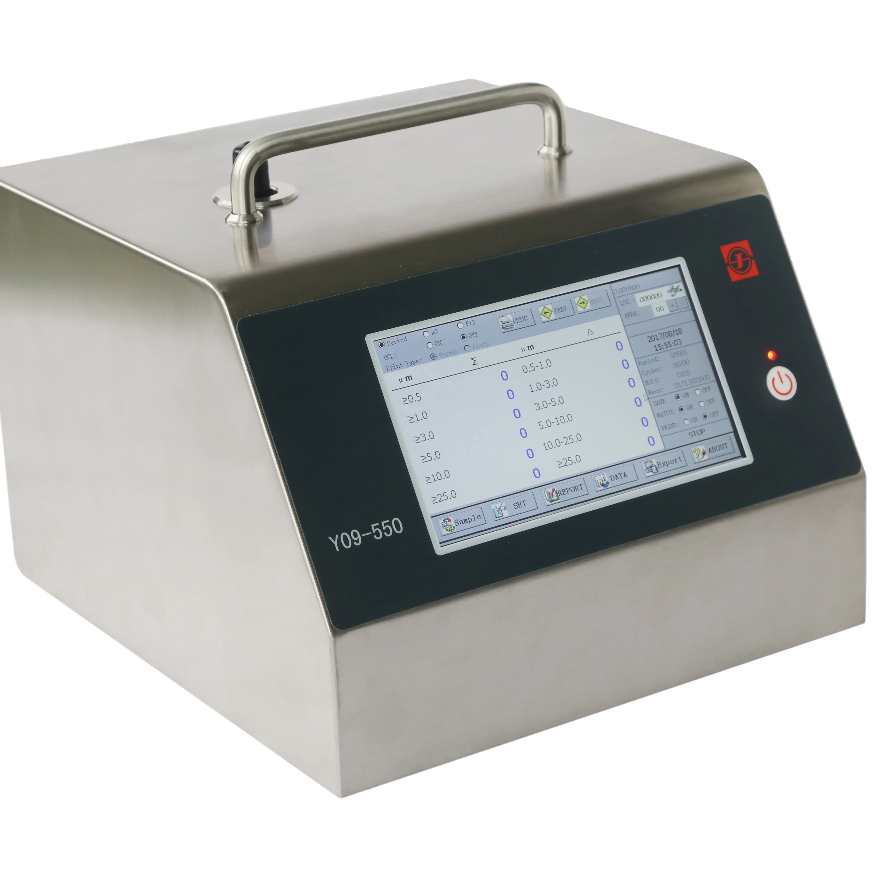 Передаточный шлюз мониторинга Портативный счетчик частиц воздуха Y09-550