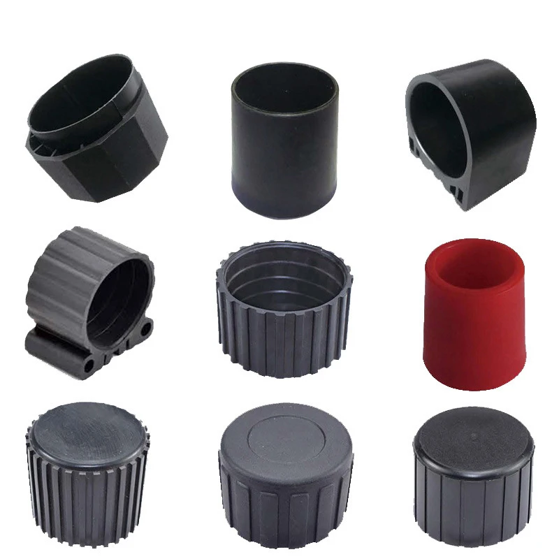 Fitness Equipment Accessories Plastic Round Pipe Sleeve Foot Pad Pipe Protective Sleeve Bushing