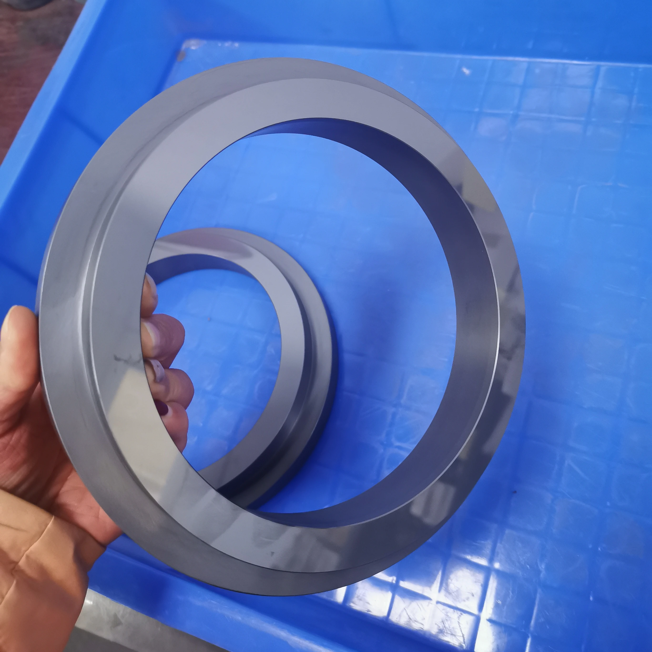 Precision mechanical silicon carbide sealing ring/gasket seal