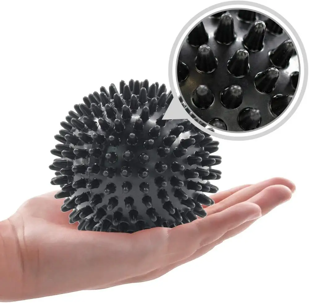 Massage Ball 3 Pack Spiky Massage Roller Balls for Plantar Fascitis Deep Tissue Foot