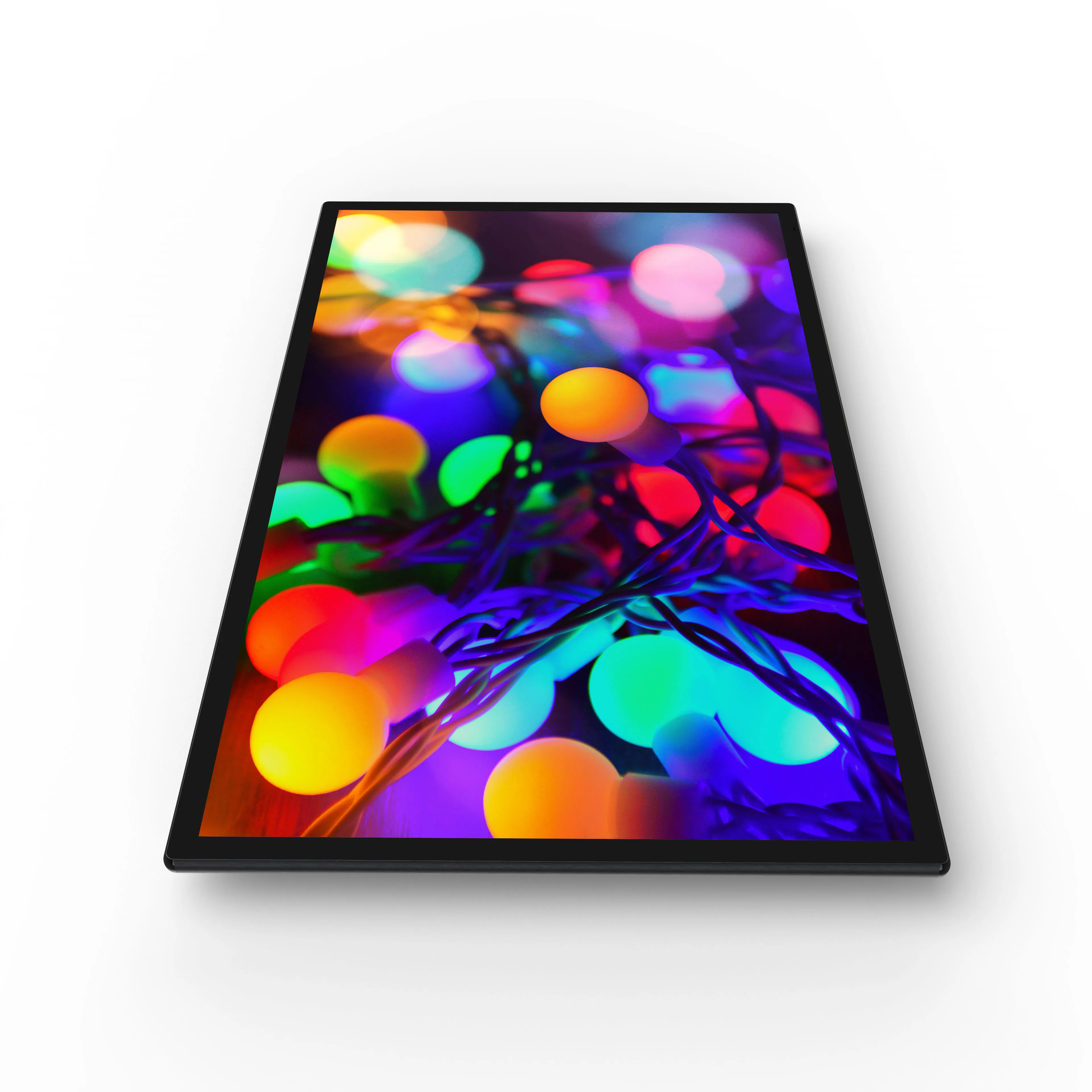 Lcd Screen Digital Signage Providing Crisp Images Effective In-Store Promotions Wall Mounted Touch Display