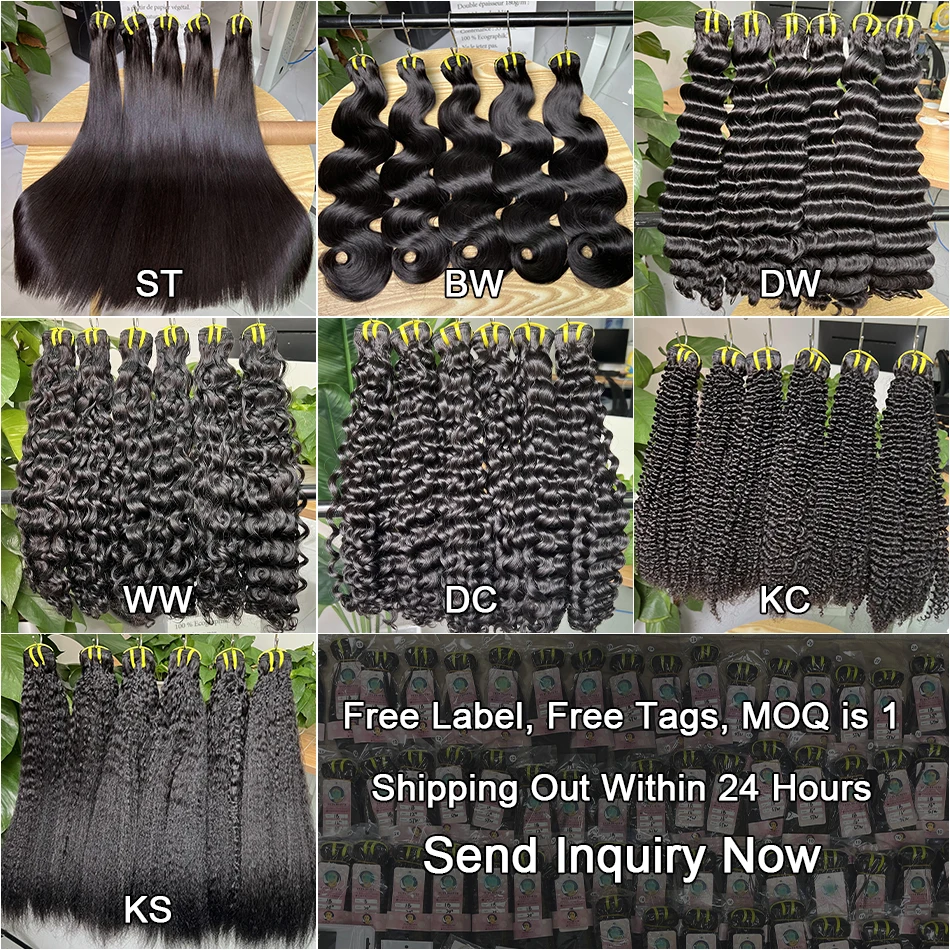 12A Raw Vietnamese Human Hair Bundles Vendor Wholesale 100% Natural Indian Raw Cuticle Aligned Virgin Hair Weave Bundles