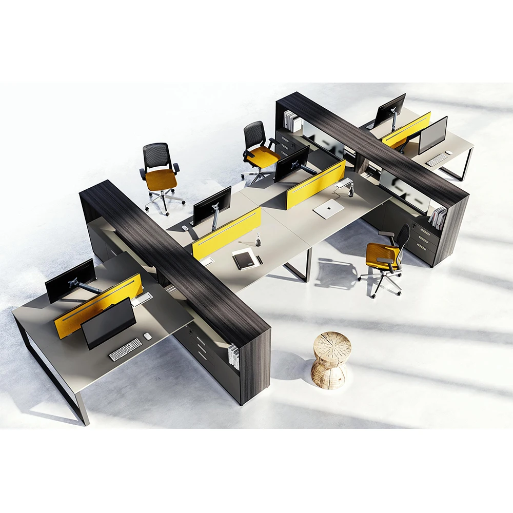 Morden working office cabicles workstation стол дизайн частные кабинки офисный с перегородкой