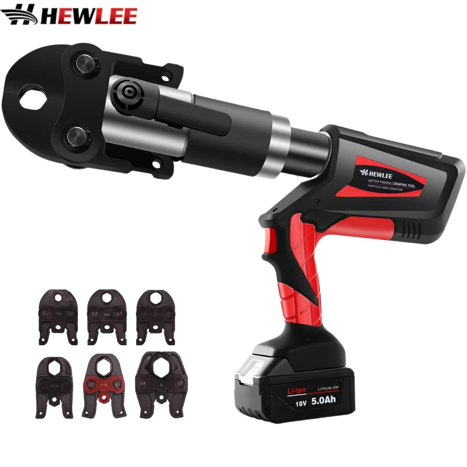 HEWLEE HL-1550B Rechargeable copper pipe crimping pliers gas pipeline stainless steel pipe crimping tool
