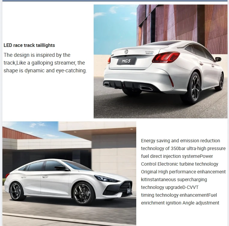 New compact gasoline Mg5 Gasoline Petrol Oil Auction Carros Usados Car Electric compact gasoline car